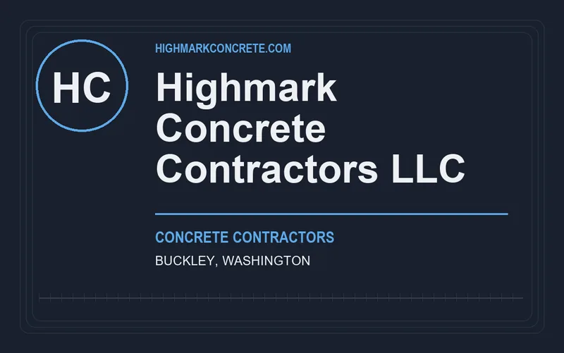 Highmark Concrete Contractors Llc in Buckley, Washington
