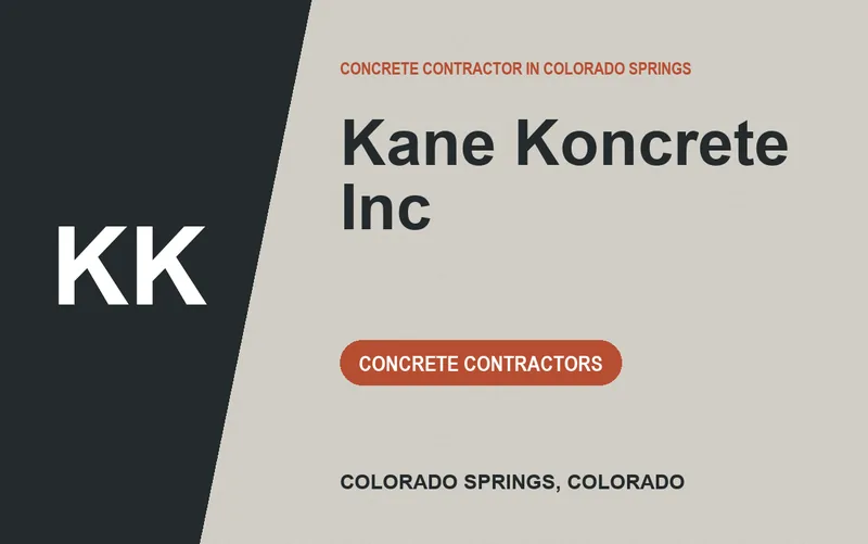 Kane Koncrete Inc in Colorado Springs, Colorado