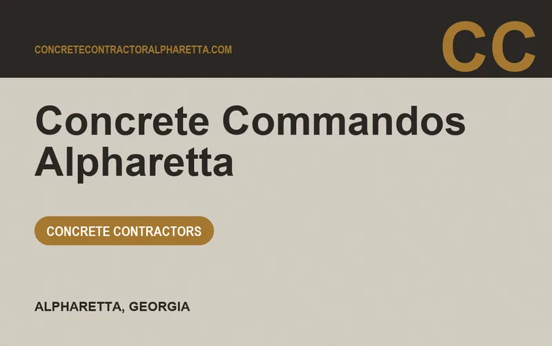 Concrete Commandos Alpharetta in Alpharetta, Georgia