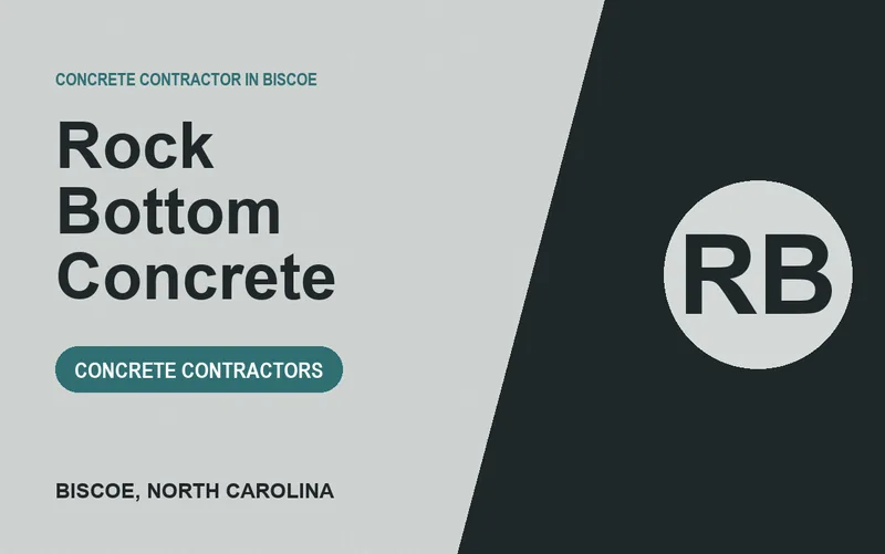 Rock Bottom Concrete in Biscoe, North Carolina