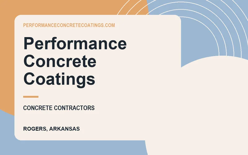 Performance Concrete Coatings in Rogers, Arkansas