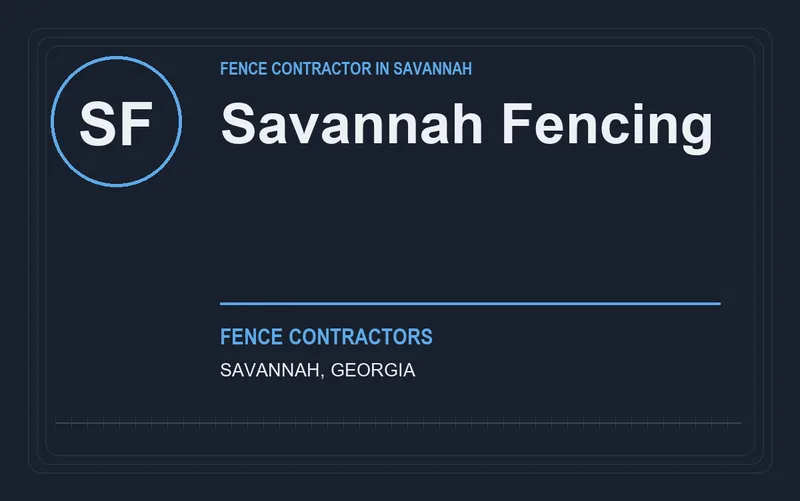 Savannah Fencing in Savannah, Georgia