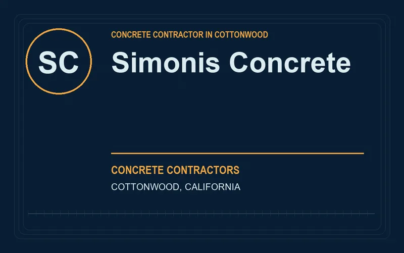 Simonis Concrete in Cottonwood, California