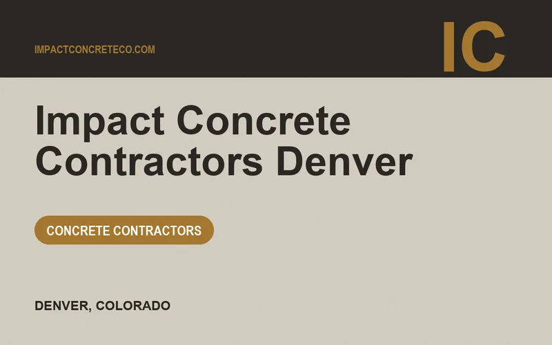 Impact Concrete Contractors Denver in Denver, Colorado