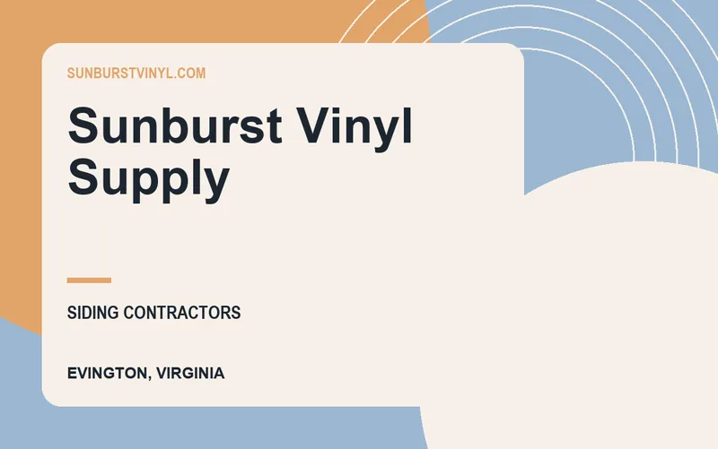 Sunburst Vinyl Supply in Evington, Virginia
