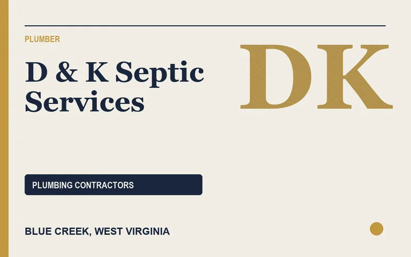 D & K Septic Services in Blue Creek, West Virginia