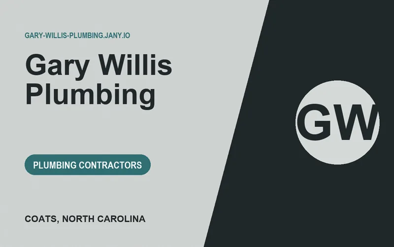 Gary Willis Plumbing in Coats, North Carolina