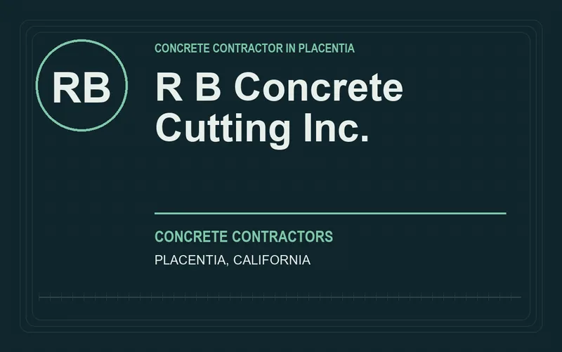 R B Concrete Cutting Inc. in Placentia, California