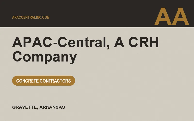 APAC-Central, A CRH Company in Gravette, Arkansas