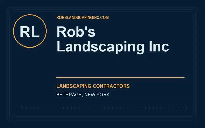 Rob's Landscaping Inc in Bethpage, New York