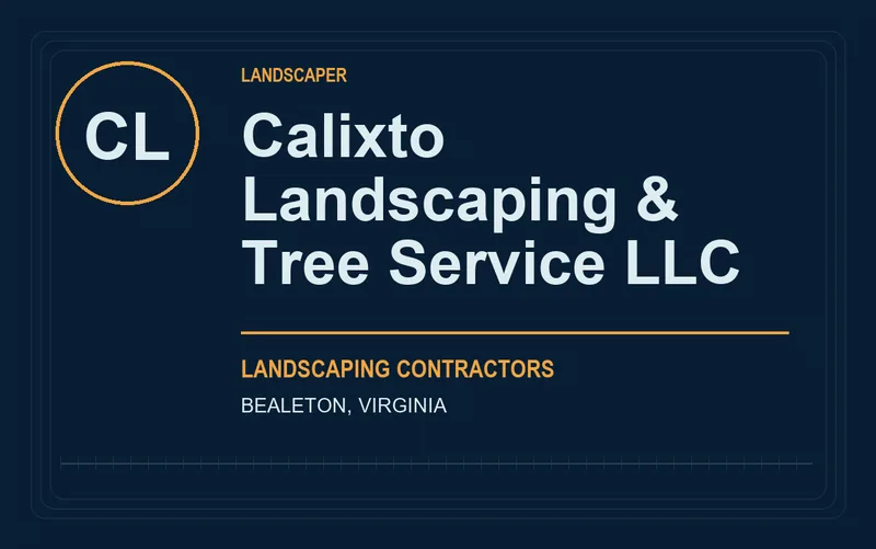 Calixto Landscaping & Tree Service LLC in Bealeton, Virginia