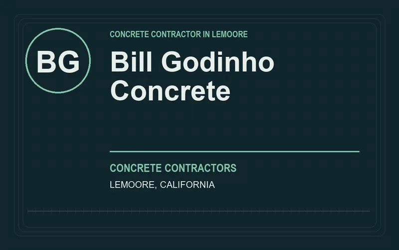 Bill Godinho Concrete in Lemoore, California