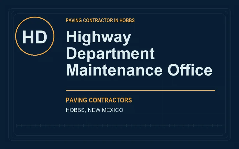 Highway Department Maintenance Office in Hobbs, New Mexico