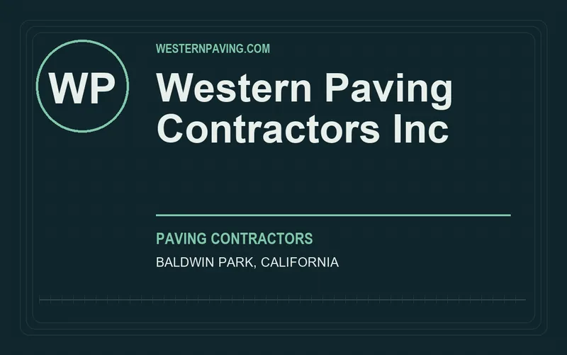 Western Paving Contractors Inc in Baldwin Park, California