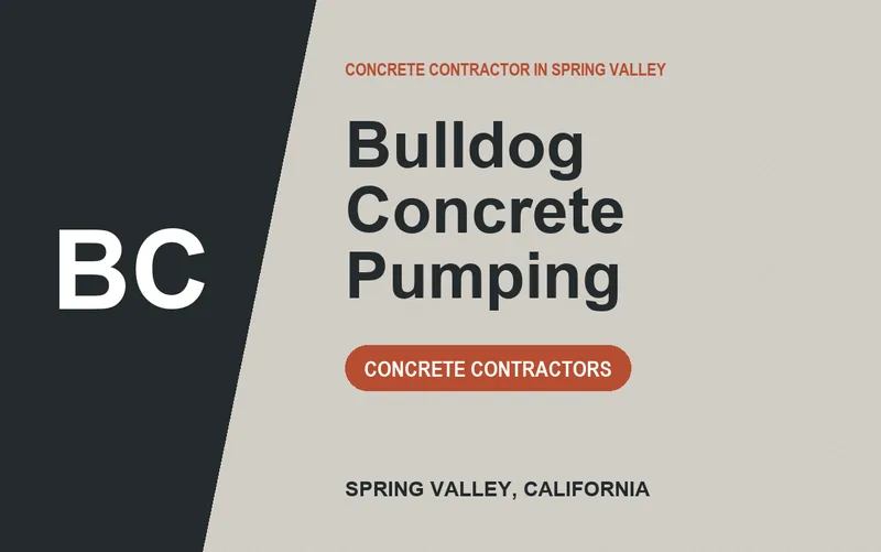 Bulldog Concrete Pumping in Spring Valley, California