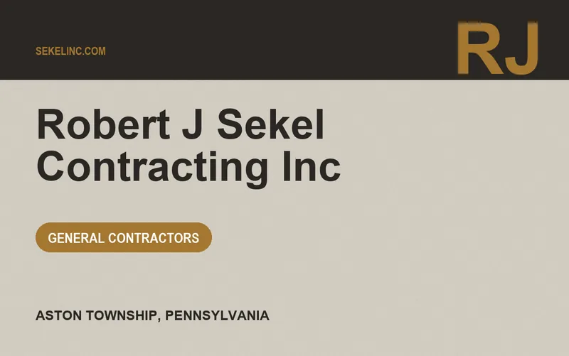Robert J Sekel Contracting Inc in Aston Township, Pennsylvania