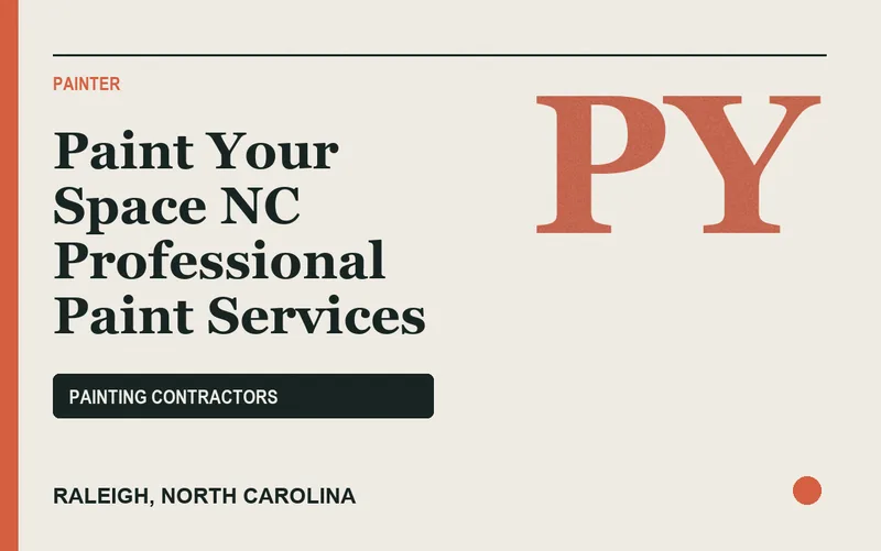 Paint Your Space NC Professional Paint Services in Raleigh, North Carolina