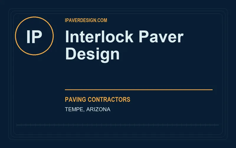 Interlock Paver Design in Tempe, Arizona