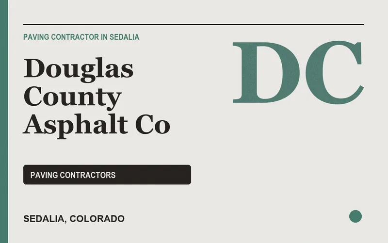Douglas County Asphalt Co in Sedalia, Colorado