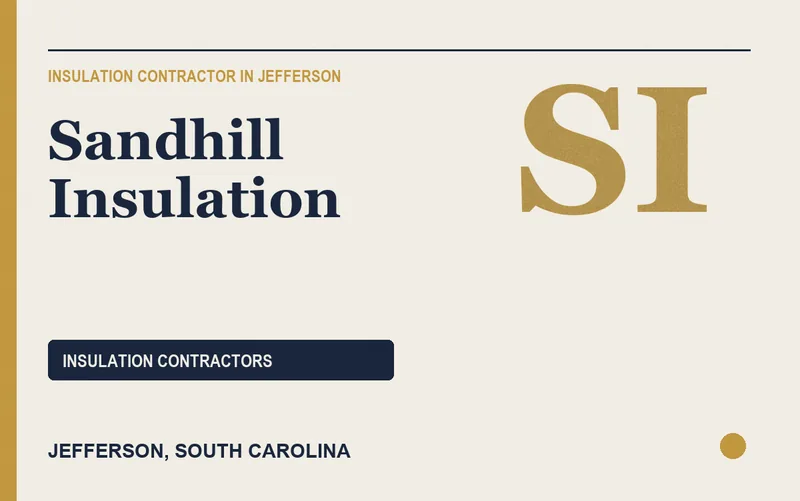 Sandhill Insulation in Jefferson, South Carolina