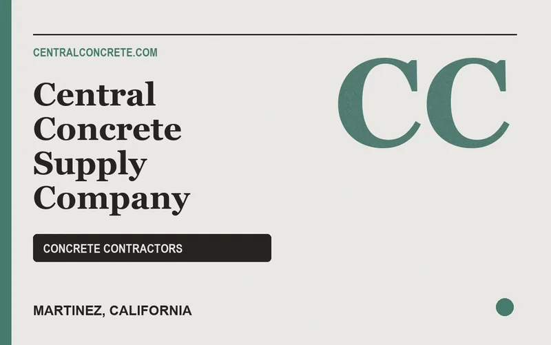 Central Concrete Supply Company in Martinez, California