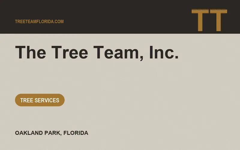 The Tree Team, Inc. in Oakland Park, Florida
