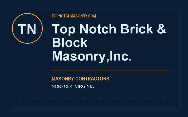 Top Notch Brick & Block Masonry,Inc. in Norfolk, Virginia