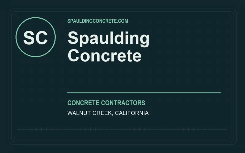 Spaulding Concrete in Walnut Creek, California