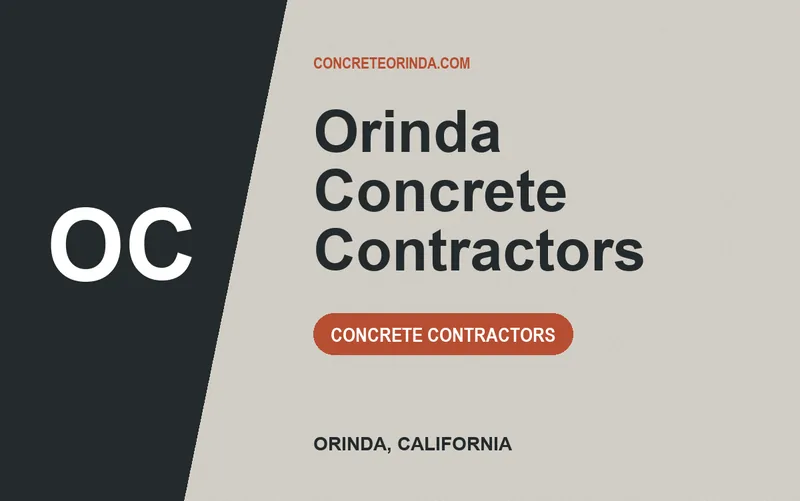 Orinda Concrete Contractors in Orinda, California