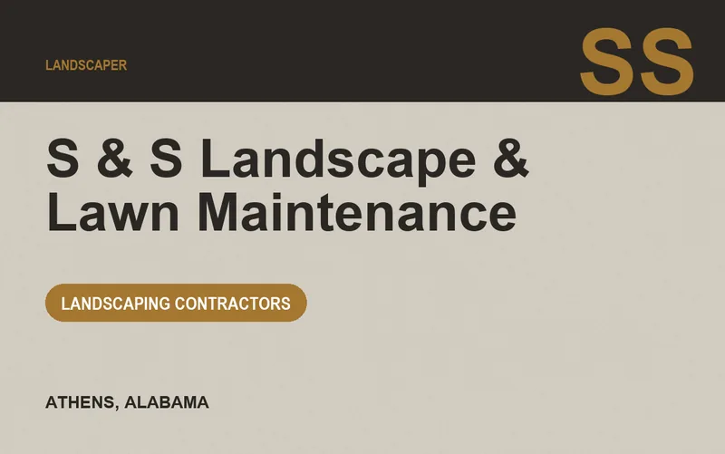 S & S Landscape & Lawn Maintenance in Athens, Alabama