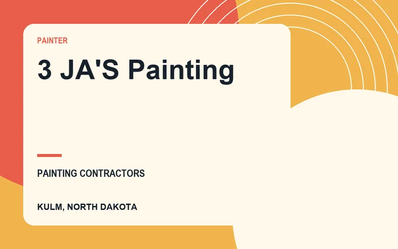 3 JA'S Painting in Kulm, North Dakota
