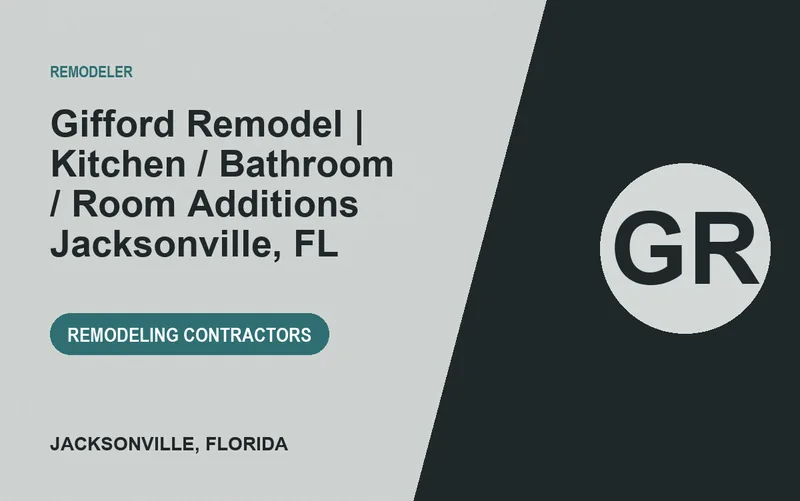 Gifford Remodel | Kitchen / Bathroom / Room Additions Jacksonville, FL in Jacksonville, Florida