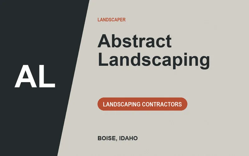 Abstract Landscaping in Boise, Idaho