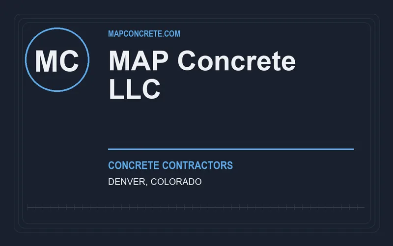MAP Concrete LLC in Denver, Colorado