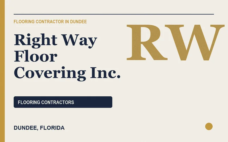 Right Way Floor Covering Inc. in Dundee, Florida