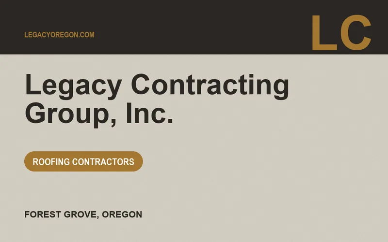Legacy Contracting Group, Inc. in Forest Grove, Oregon