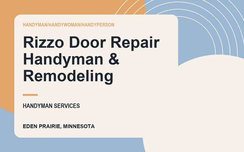 Rizzo Door Repair Handyman & Remodeling in Eden Prairie, Minnesota