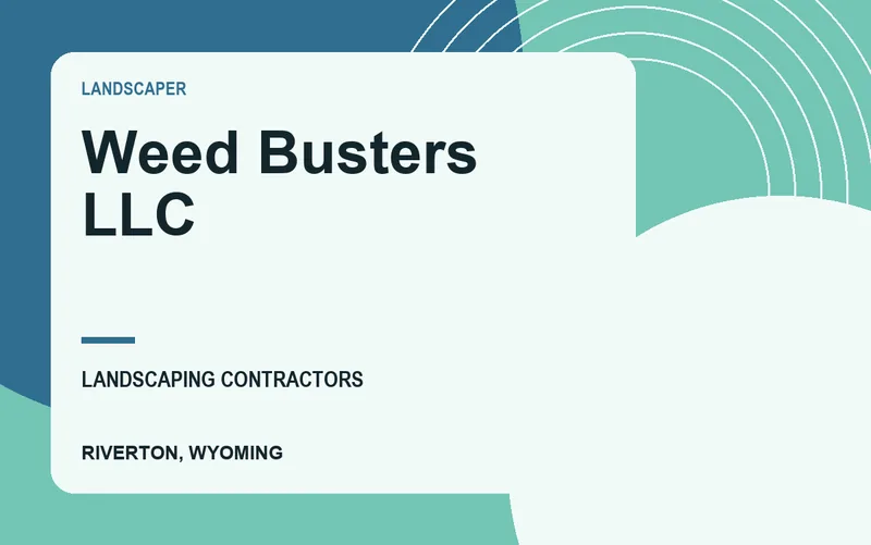 Weed Busters LLC in Riverton, Wyoming