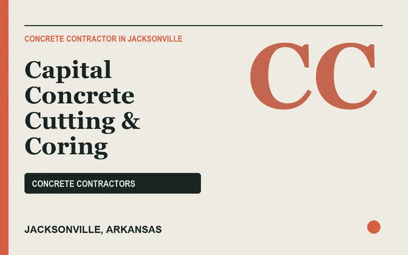 CAPITAL CONCRETE CUTTING & CORING in Jacksonville, Arkansas