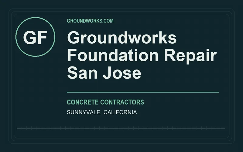 Groundworks Foundation Repair San Jose in Sunnyvale, California