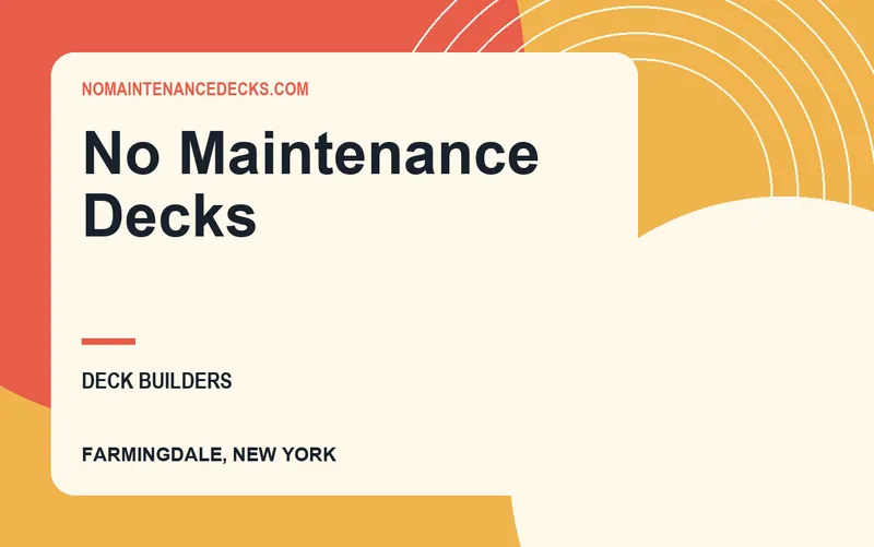 No Maintenance Decks in Farmingdale, New York