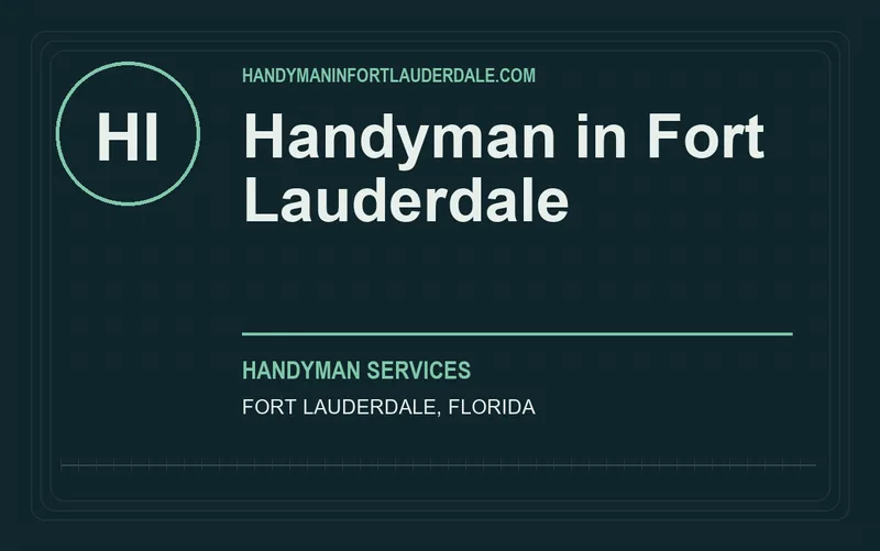 Handyman in Fort Lauderdale in Fort Lauderdale, Florida