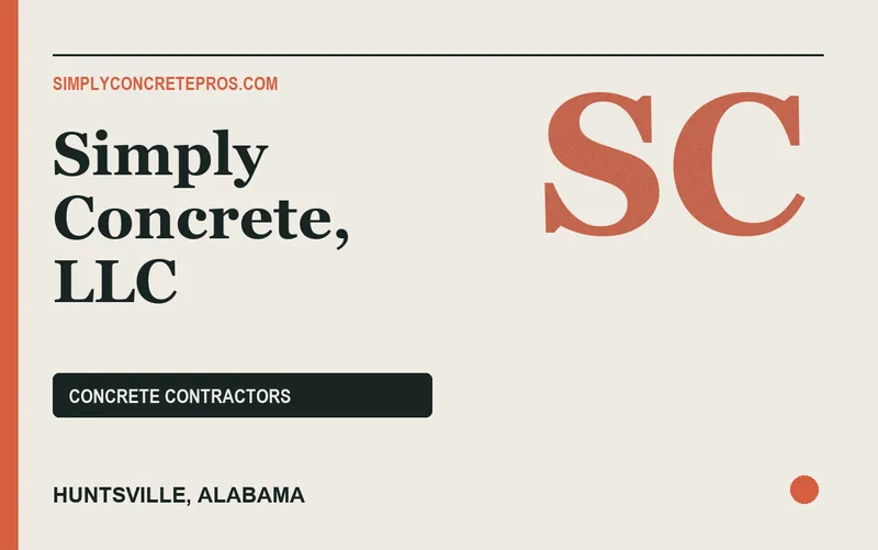 Simply Concrete, LLC in Huntsville, Alabama