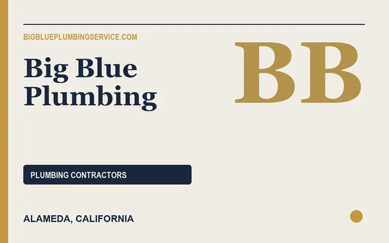 Big Blue Plumbing in Alameda, California