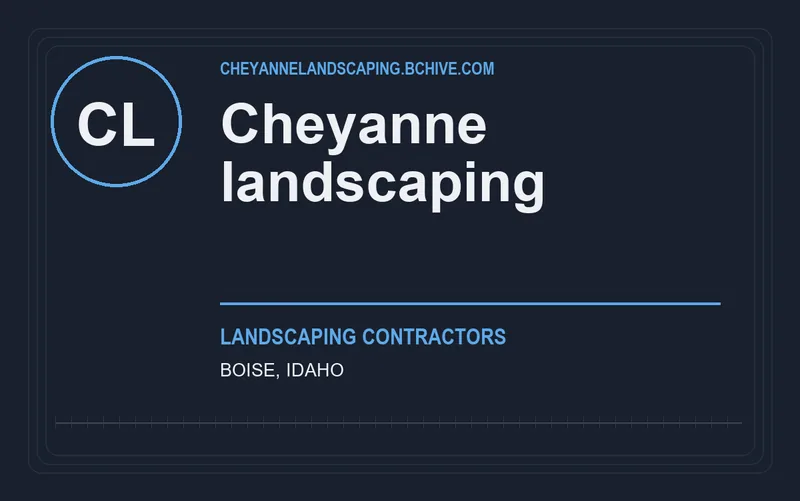 Cheyanne landscaping in Boise, Idaho