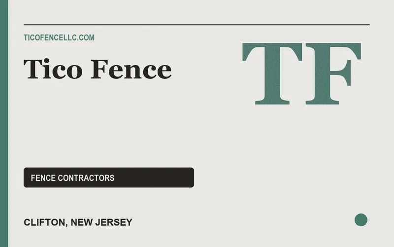 Tico Fence in Clifton, New Jersey