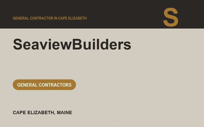 SeaviewBuilders in Cape Elizabeth, Maine