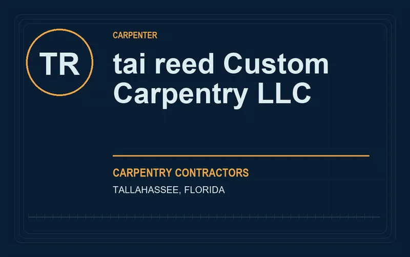 tai reed Custom Carpentry LLC in Tallahassee, Florida
