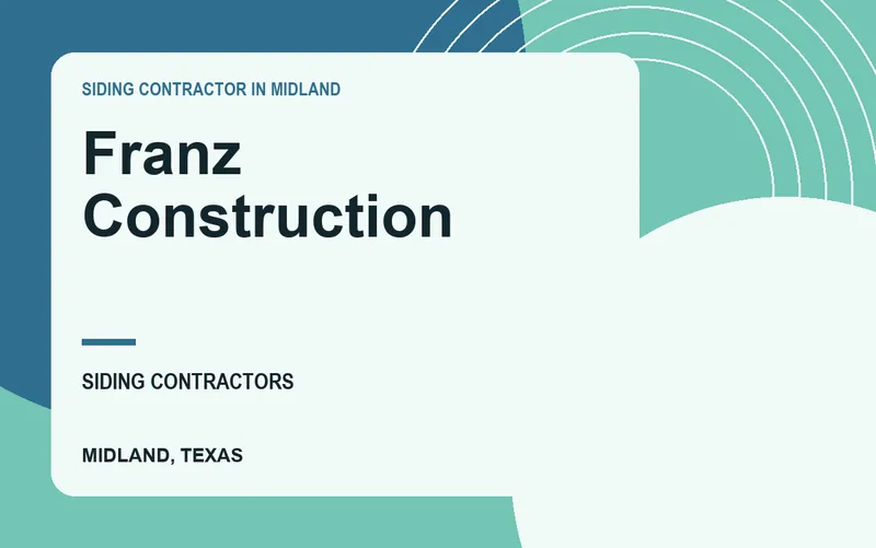 Franz Construction in Midland, Texas