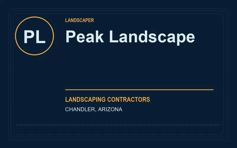Peak Landscape in Chandler, Arizona